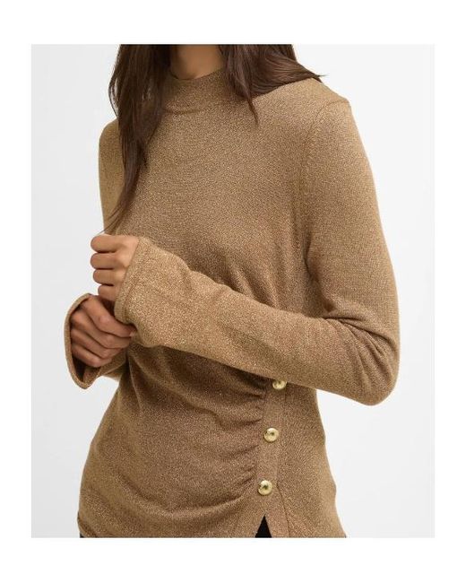 Barbour Brown Monique Knitted Jumper