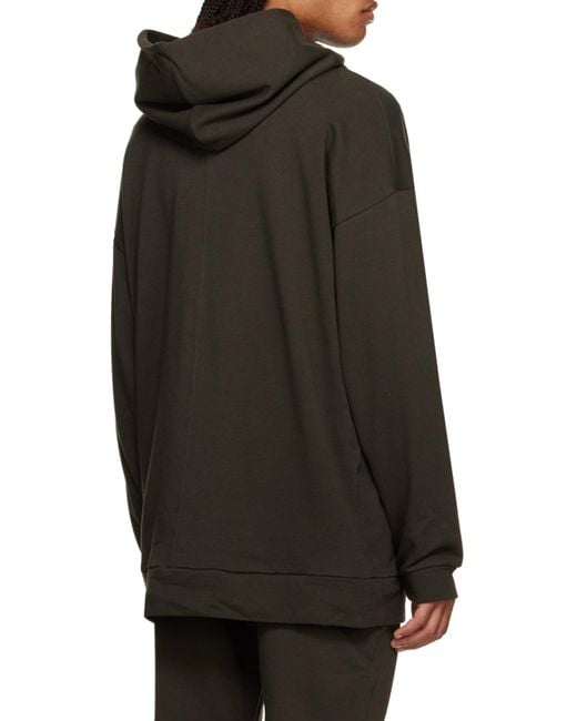 The Row Black Essoni Pullover Hoodie for men