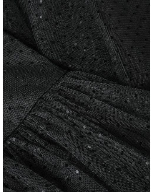 Zimmermann Black Polka-Dot Midi Skirt