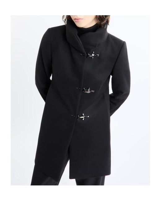 Fay Black Romantic Coat