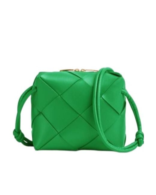 Bottega Veneta Green Cassette Mini Shoulder Bag