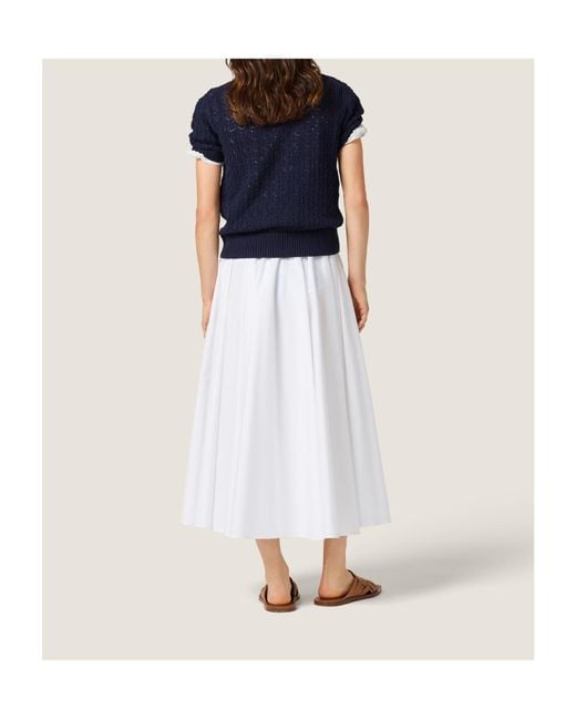 Miu Miu Blue Cotton Polo Shirt