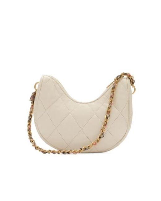 Burberry White Horseshoe Chain Bag