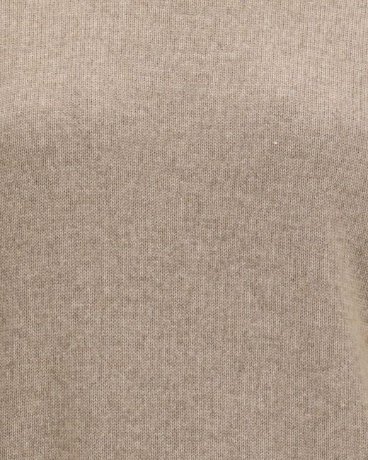 Brunello Cucinelli Natural Turtleneck Cashmere Sweater