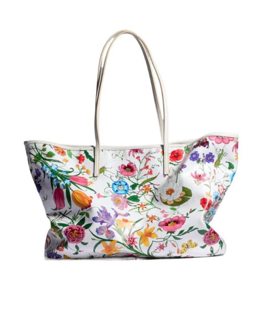 Gucci White Tribeca Large Tote Bag
