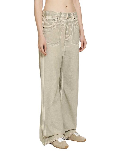 Acne Natural Belt Loop Jeans