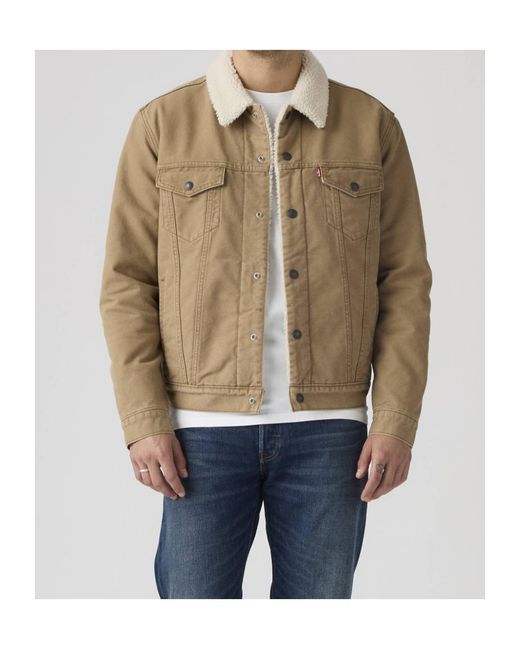 Levi's Natural Type Iii Sherpa Trucker Jacket for men