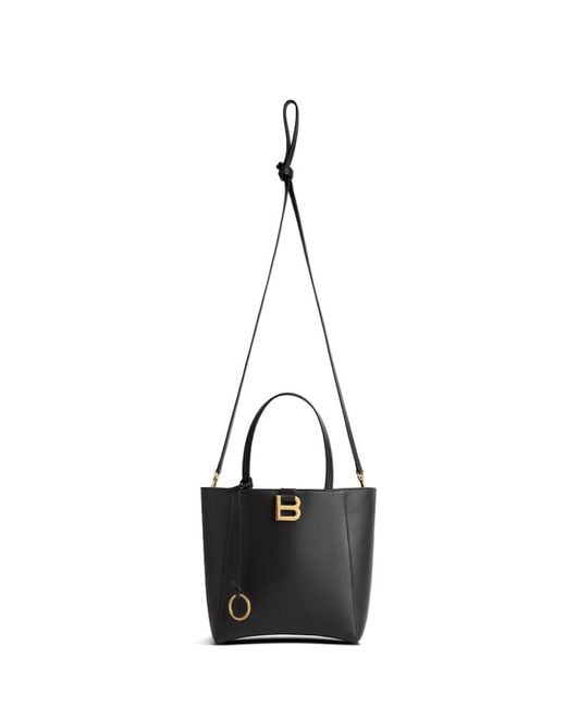 Balenciaga Black Hourglass Soft Small Tote Bag