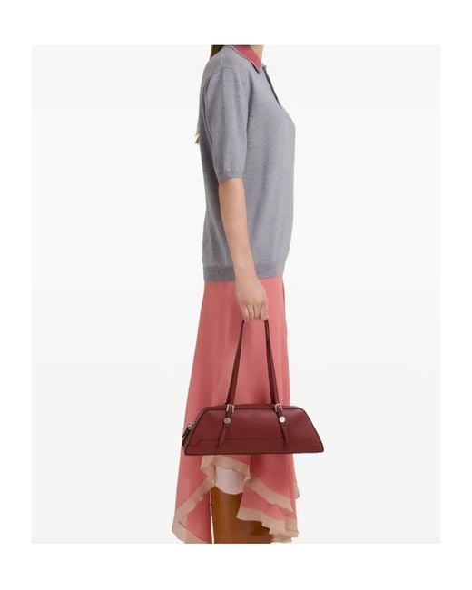 Marni Brown Dot Long Duffle Bag