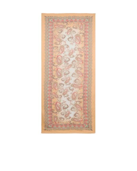 Etro Natural Orfeo Paisley Scarf for men