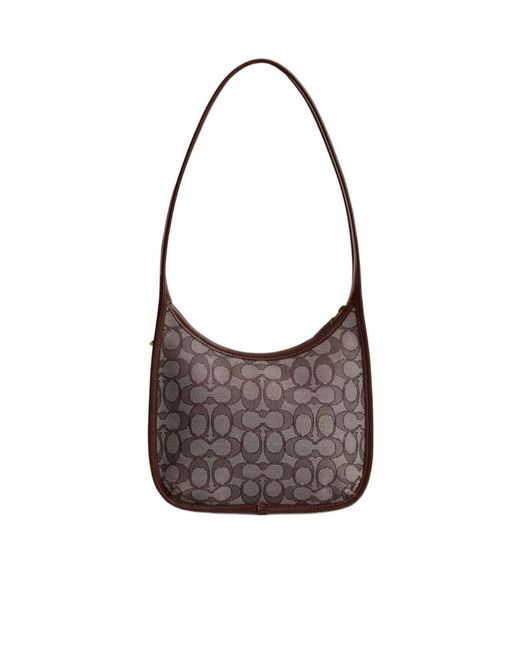 COACH Brown Monogram Tote Bag