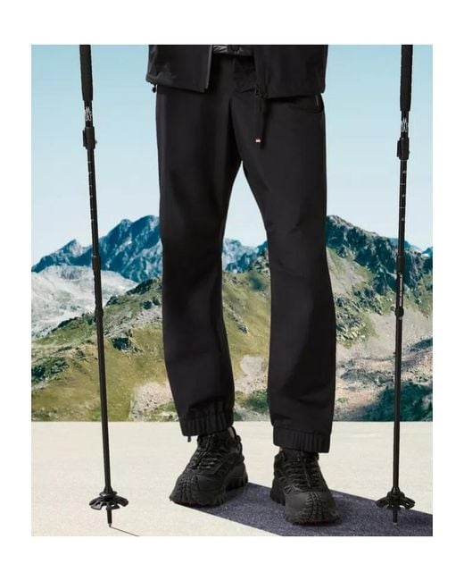 Moncler Blue Gore-Tex Trousers for men