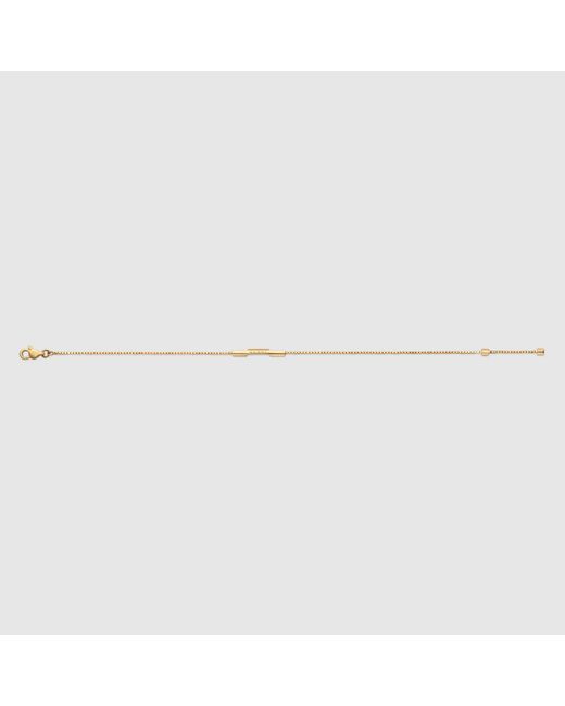 Gucci Natural Link To Love Bracelet With Bar