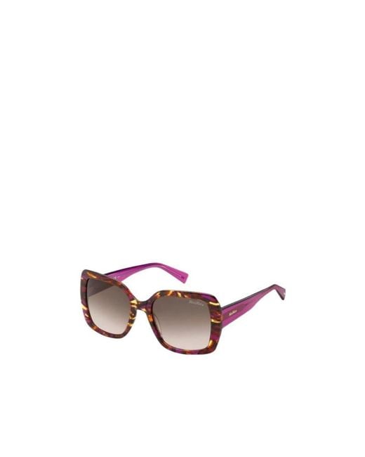 Max Mara Pink Square Sunglasses