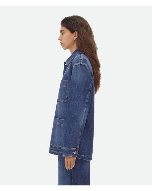 Bottega Veneta Blue Washed Denim Jacket