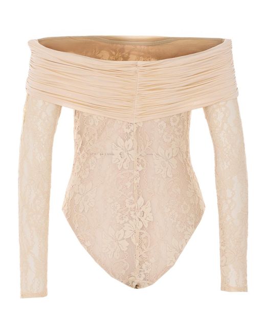 Zimmermann Natural Rebellion Draped Bodysuit