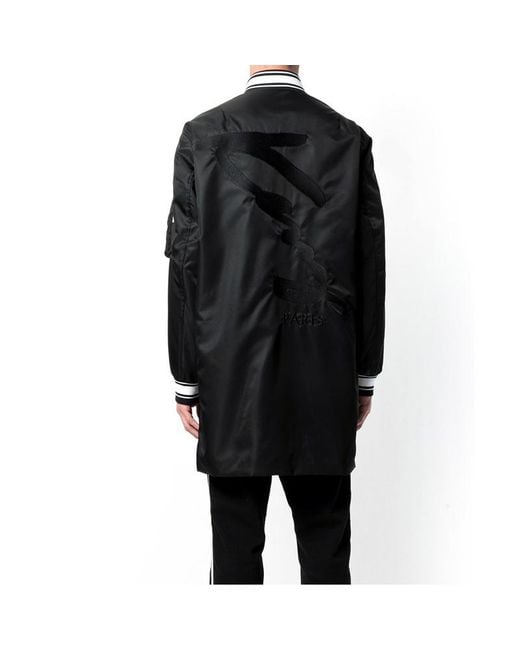 KENZO Black Long-Sleeved Casual Jacket for men