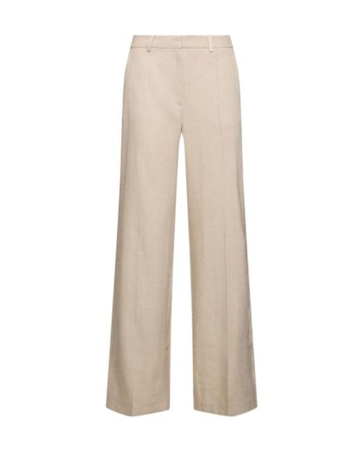 Anine Bing Natural Belt Loop Casual Pants