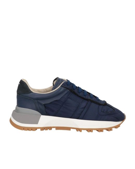 Maison Margiela Blue Solid Color Sneakers