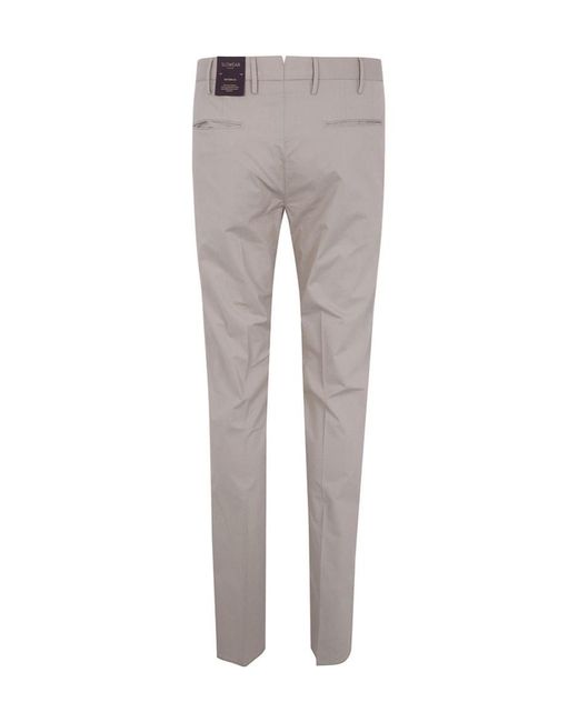 Incotex Gray Slim-Fit Chino Trousers for men