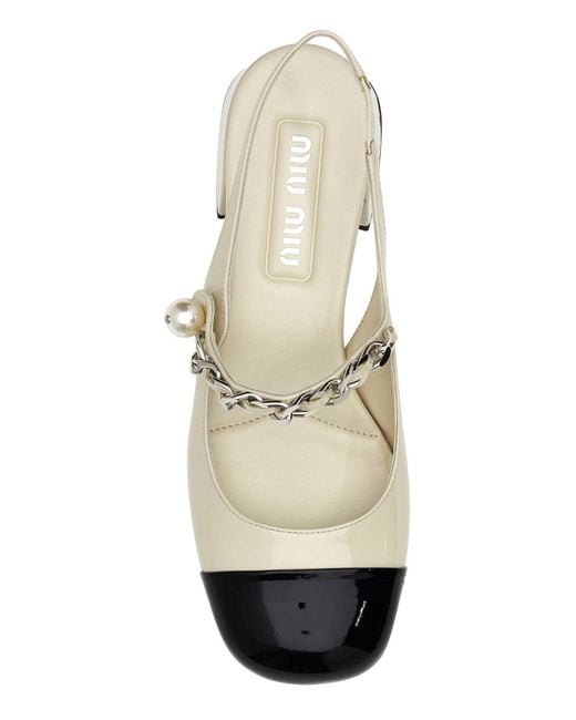 Miu Miu Natural Exposed High Heels
