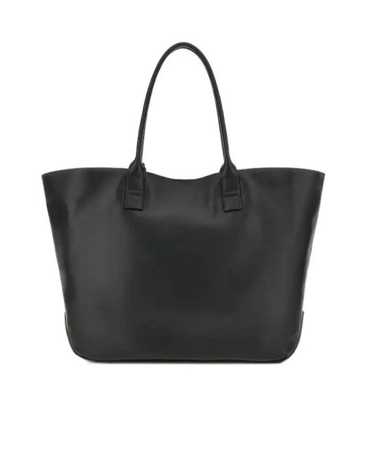 Hogan Black Address Medium Shopping Bag