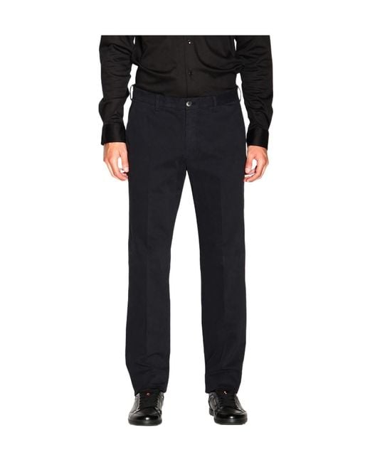 Zegna Black Casual Pants With Waist And Loop Straps for men