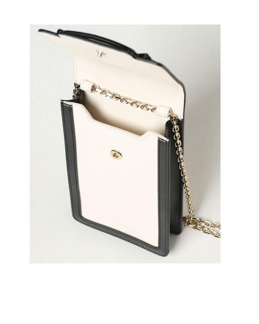 Roger Vivier Black Logo Details Shoulder Bag