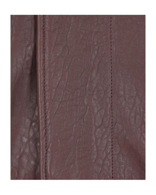 Lardini Brown Long-Sleeve Leather Jacket for men