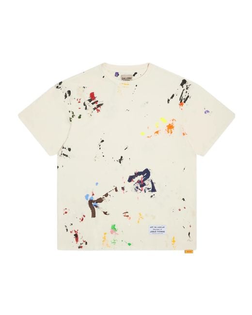 GALLERY DEPT. White Paint-Splatter T-Shirt for men