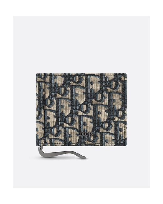 Dior Black Wallet With Bill Clip for men