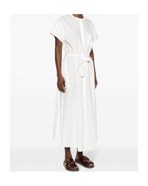 Forte_forte White Cotton Shirtdress