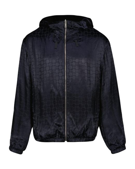 Givenchy Blue 4G Motif Reversible Jacket for men