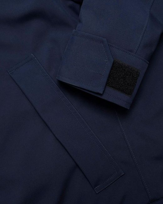 Gucci Blue Hooded And Rope-Drawn Casual Jacket for men