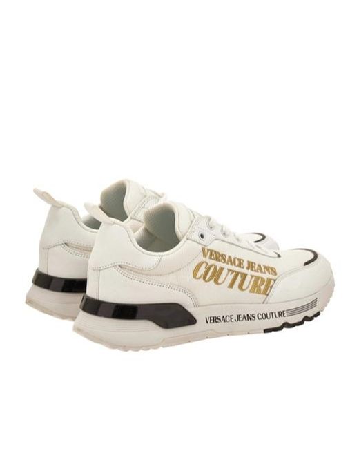 Versace White Logo Sneakers for men