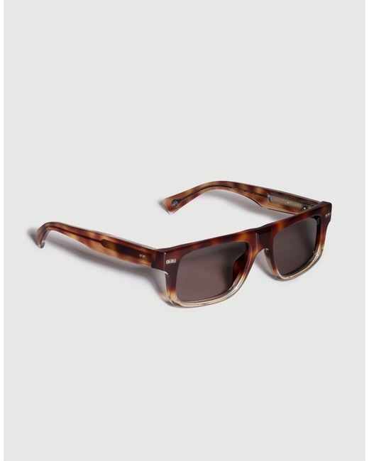 Brunello Cucinelli White Full-Rim Sunglasses for men