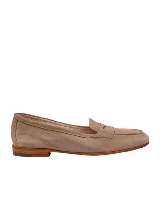 Santoni Brown Carla Loafers