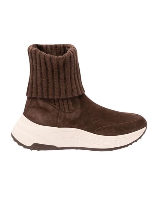 Hogan Brown H669 Chelsea Boots