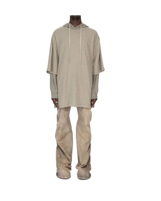 Rick Owens Natural Washed Bootcut Jeans for men