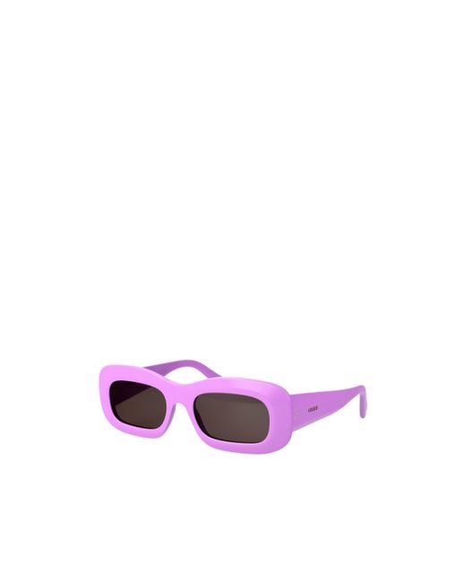 Céline Purple Logo Sunglasses