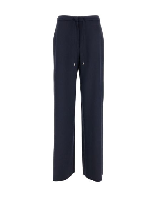 Max Mara Blue Studio Denaro Drawstring Pants