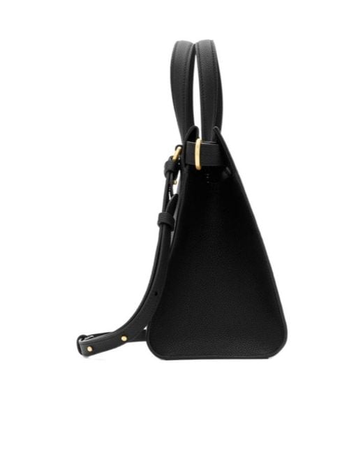 Burberry Black Small Cotswolds Tote Bag