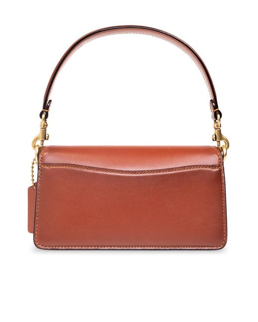 COACH Brown Logo Plaque Zipped Card Case