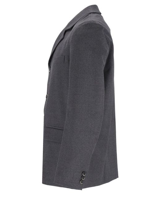 Barena Blue Lapel Blazer for men