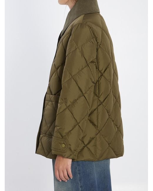 Herno Green Quilted Down Jacket