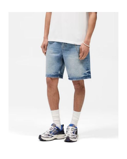 Represent Blue R10T Tailored Denim Shorts for men