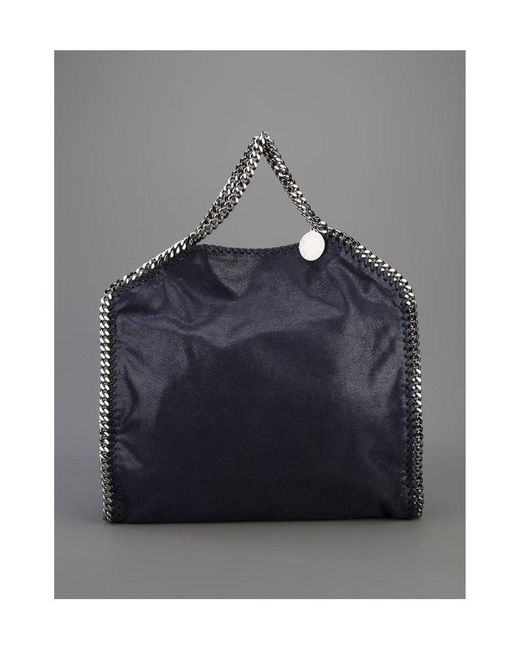 Stella McCartney Blue Falabella Fold Over Tote Bag