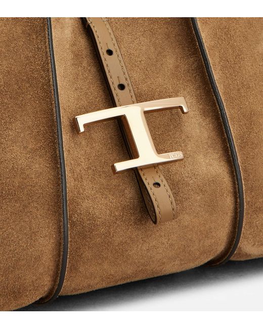 Tod's Brown Double-Handle Shoulder Bag