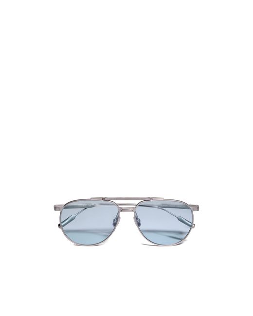 Brunello Cucinelli Blue Aviator Sunglasses for men