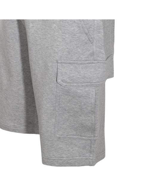Brunello Cucinelli Gray Pocket Detailed Cargo Shorts for men